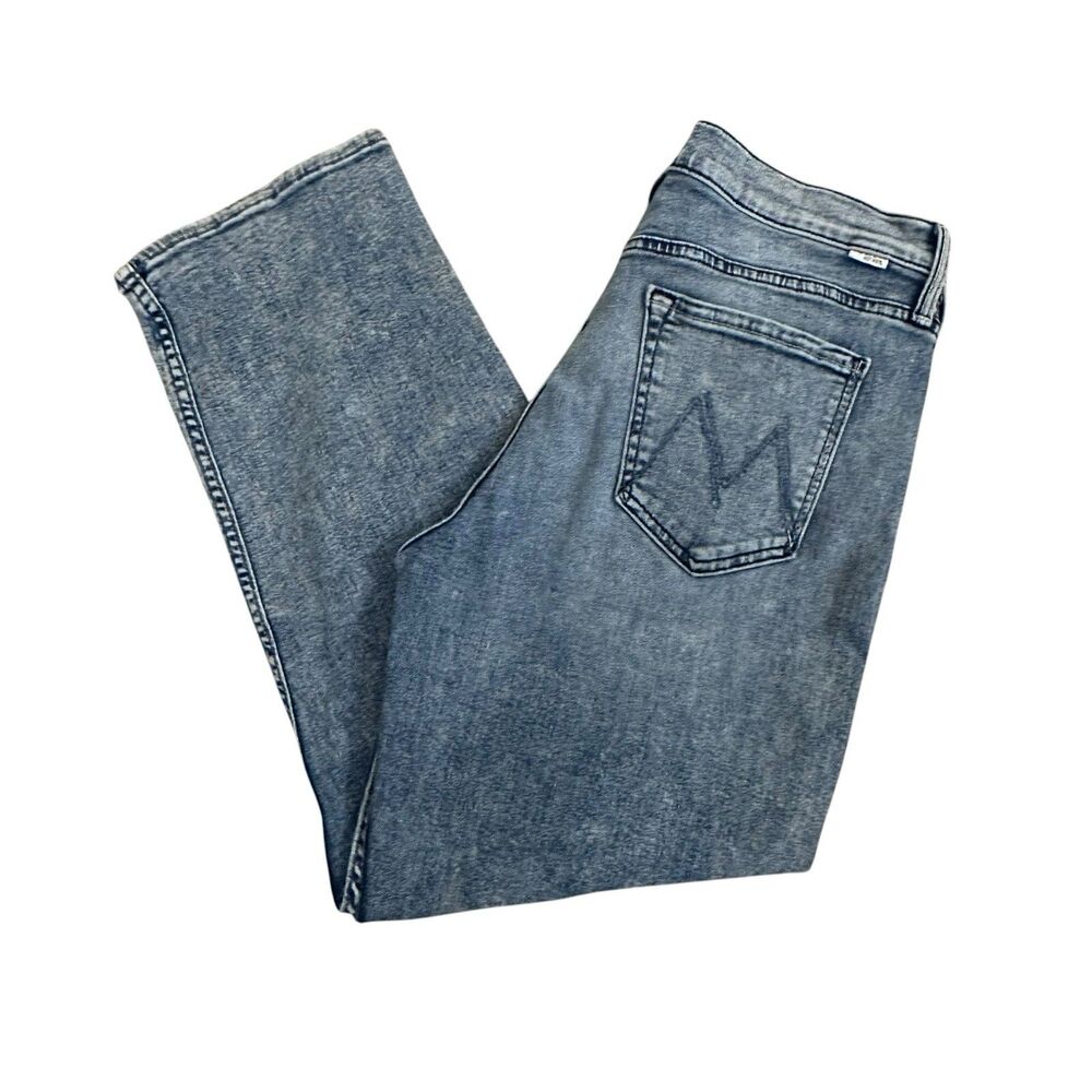 Mother The Thrasher Flood Jeans Shaking Things Up Sz 30 X 26 Denim Straight